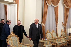 دیدار دبیر شورای عالی امنیت ملی سوریه با علی شمخانی