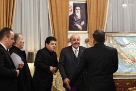 دیدار دبیر شورای عالی امنیت ملی سوریه با علی شمخانی