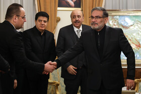 دیدار دبیر شورای عالی امنیت ملی سوریه با علی شمخانی