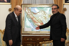 دیدار دبیر شورای عالی امنیت ملی سوریه با علی شمخانی