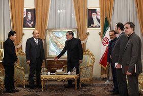 دیدار دبیر شورای عالی امنیت ملی سوریه با علی شمخانی