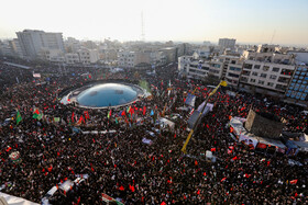 The grand funeral of Iranian Commander Lieutenant General Qassem Soleimani, Tehran, Iran, January 6, 2020.