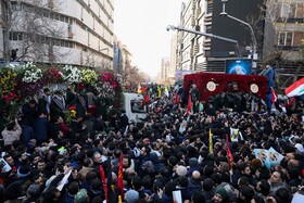 The grand funeral of Iranian Commander Lieutenant General Qassem Soleimani, Tehran, Iran, January 6, 2020.