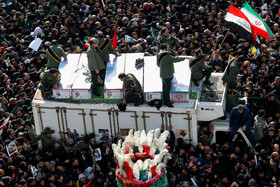 The grand funeral of Iranian Commander Lieutenant General Qassem Soleimani, Tehran, Iran, January 6, 2020.