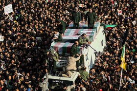The grand funeral of Iranian Commander Lieutenant General Qassem Soleimani, Tehran, Iran, January 6, 2020.