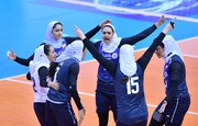 تقابل بانوان والیبالیست ایران و استرالیا در دیداری دوستانه