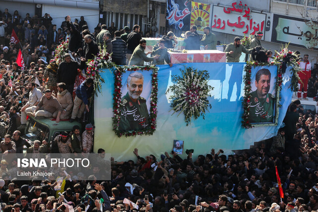 مراسم خاکسپاری پیکر شهید سردار سلیمانی لغو شد مراسم خاکسپاری پیکر شهید سردار سلیمانی لغو شد