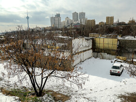 ده‌ونک در روز برفی تهران