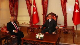 دیدار اردوغان و رئیس پارلمان تونس در استانبول