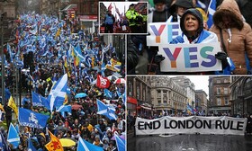 اسکاتلندی‌ها حامی استقلال از انگلیس هستند
