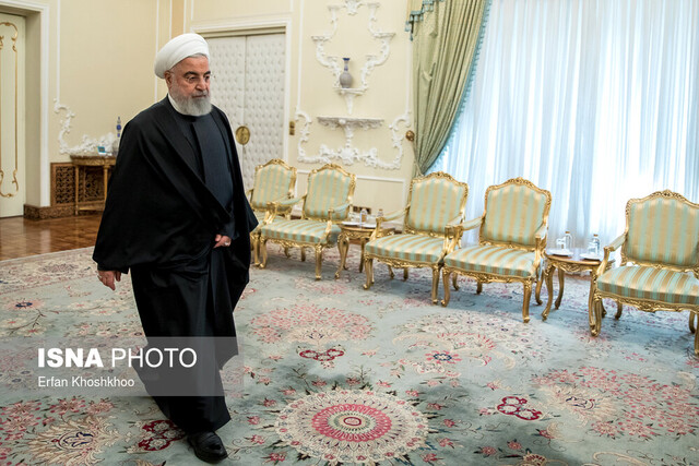 دیدار عماد خمیس، نخست‌وزیر سوریه با حسن روحانی، رییس جمهوری