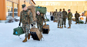 ارتش آمریکا از مانورهای جنگ زمستانی نروژ خارج شد