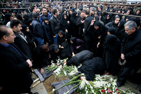 تشییع پیکر شهدای سقوط هواپیمای اوکراینی - همدان
