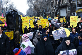 راهپیمایی مقاومت علیه آمریکا - تبریز