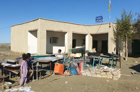 آخرین وضعیت مدارس مناطق سیل زده سیستان و بلوچستان + عکس