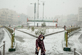 Heavy snow falls across Tehran, Iran, January 19, 2020.