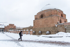 بارش برف زمستانی در ارومیه