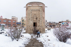 بارش برف زمستانی در ارومیه