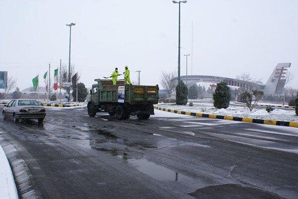 هیچ معبری به دلیل بارش برف در لواسان بسته نیست