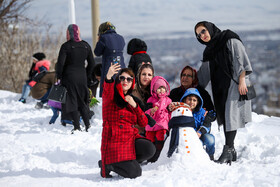 تفریحات زمستانی در همدان