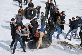 تفریحات زمستانی در همدان