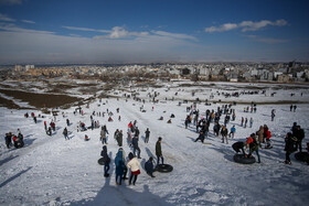 تفریحات زمستانی در همدان