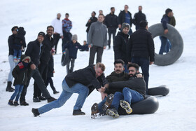 تفریحات زمستانی در همدان