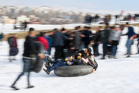 تفریحات زمستانی در همدان