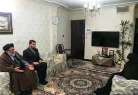 دیدار رئیس شورای هماهنگی تبلیغات اسلامی استان تهران با خانواده شهید زمانی‌نیا