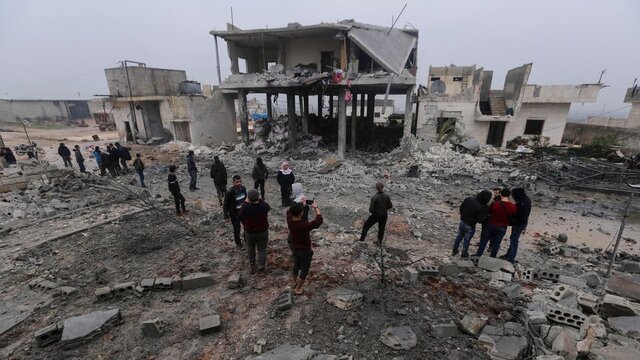 انفجار خودروی بمب گذاری شده در شهر اعزاز سوریه