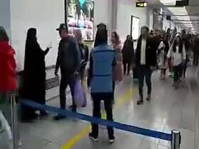 غربالگری مسافران ورودی و خروجی فرودگاه خرم‌آباد
