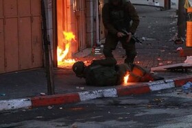 وقتی فلسطینی‌ها سربازان اسرائیلی را به زانو درمی‌آورند؛ "۱۰ دقیقه استراحت دهید!"+ فیلم