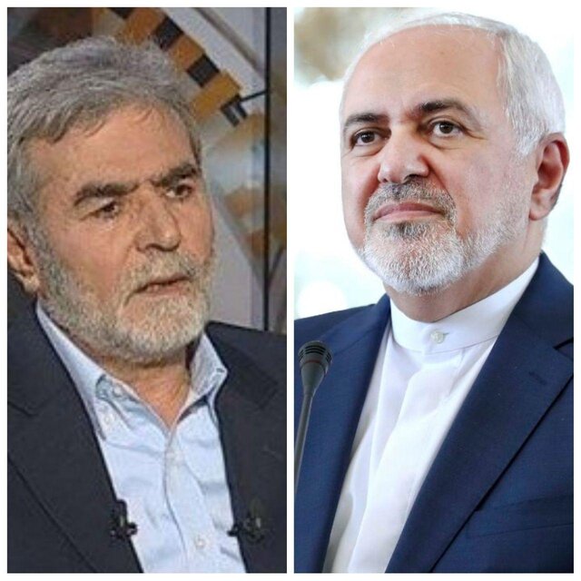 تاکید ظریف بر وحدت گروه‌های فلسطینی در گفت‌وگو با زیاد نخاله