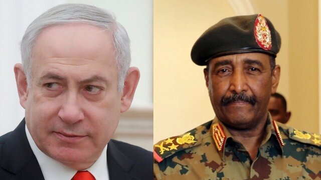 اهداف نتانیاهو از دیدار با رئیس دولت انتقالی سودان