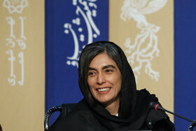 پنجمین روز سی و هشتمین جشنواره فیلم فجر -  لیلا زارع در نشست خبری فیلم «روزبلوا»