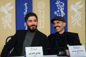 The film crew of “The Under Cover” is present in the press conference of the 38th Fajr Film Festival, Tehran, Iran, February 7, 2020.