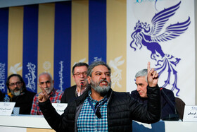 On the sidelines of the seventh day of the 38th Fajr Film Festival, Tehran, Iran, February 7, 2020.