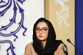 Film director Niki Karimi is present on the seventh day of the 38th Fajr Film Festival, Tehran, Iran, February 7, 2020.
