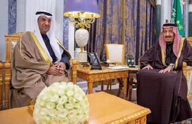 دیدار دبیرکل جدید شورای همکاری خلیج فارس با پادشاه عربستان