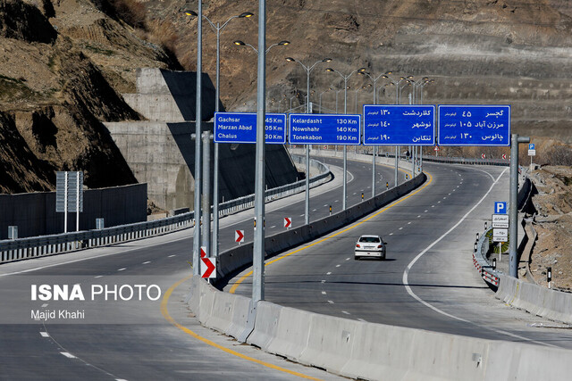 وقوع اولین تصادف جرحی در آزادراه تهران -شمال