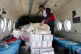 امداد رسانی به مناطق برف گرفته گیلان