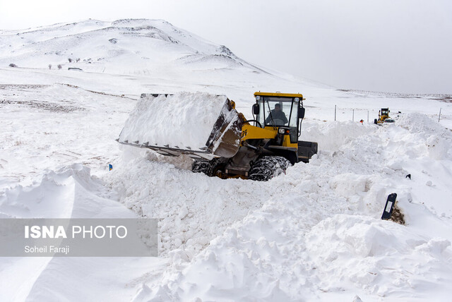 عکس تزئینی است بازگشایی محور تهم - چورزق پس از ریزش بهمن