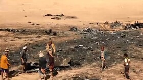 انصارالله فیلم ساقط شدن جنگنده "تورنادو" و اولین تصاویر کادر جنگنده را منتشر کرد 