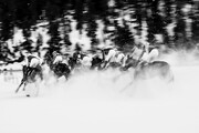 اسب سواری در برف به روایت تصویر