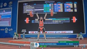 نایب قهرمانی وزنه بردار ایران در ۹۶ کیلوگرم جوانان آسیا