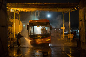 اتوبوس‌ها و قطار شهری مشهد ضد عفونی می‌شود