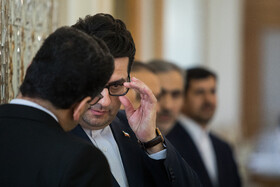 سید عباس موسوی، سخنگوی وزارت امور خارجه ایران در حاشیه دیدار وزیر خارجه هلند با محمد جواد ظریف