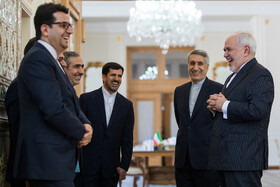 محمد جواد ظریف، وزیر امور خارجه کشورمان در حاشیه دیدار با وزیر خارجه هلند