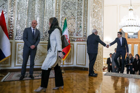 دیدار وزیر خارجه هلند با محمد جواد ظریف