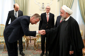 دیدار «الکساندر شالنبرگ» وزیر خارجه اتریش و هیات همراه با رییس جمهوری